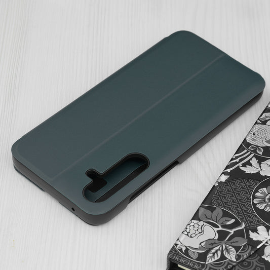 Custodia per Samsung Galaxy A55 5G A556, Techsuit, eFold, Verde