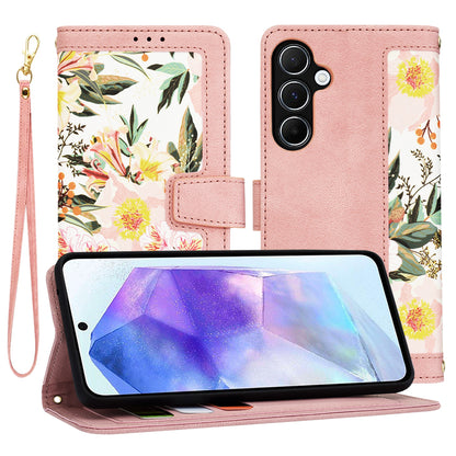 Custodia per Samsung Galaxy A55 5G A556, Techsuit, FlipCraft, Rosa