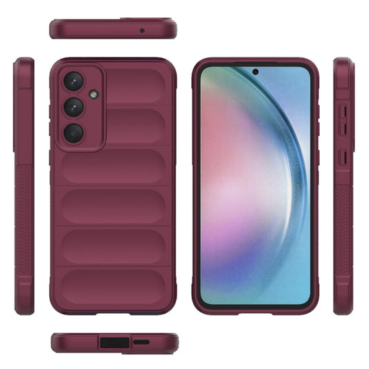Custodia per Samsung Galaxy A55 5G A556, Techsuit, Magic Shield, Vinaccia