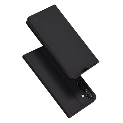 Custodia per Samsung Galaxy A55 5G A556, Techsuit, Magskin Book, Nera
