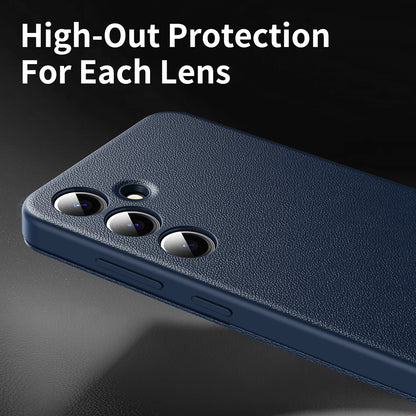 Custodia per Samsung Galaxy A55 5G A556, Techsuit, SmartView, Blu