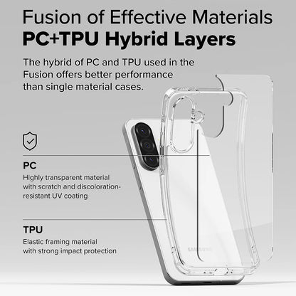 Case for Samsung Galaxy A56 A566 / A36 A366, Ringke, Fusion, Transparent