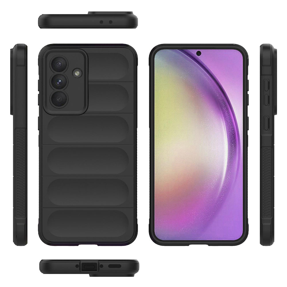 Custodia per Samsung Galaxy A56 A566 / A36 A366, Techsuit, Magic Shield, Nera