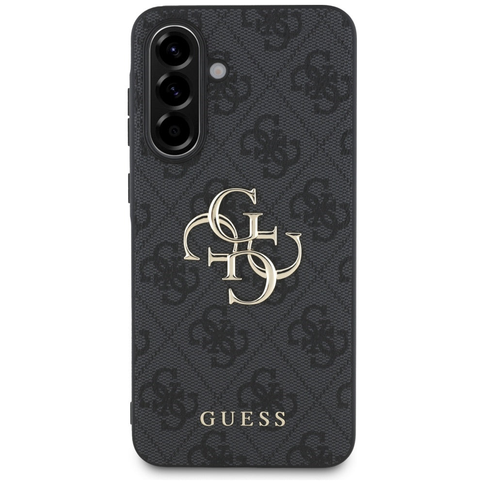 Custodia per Samsung Galaxy A56 A566, Guess, 4G Big Logo, Nera
