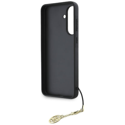 Custodia per Samsung Galaxy A56 A566, Guess, 4G Charm, Marrone