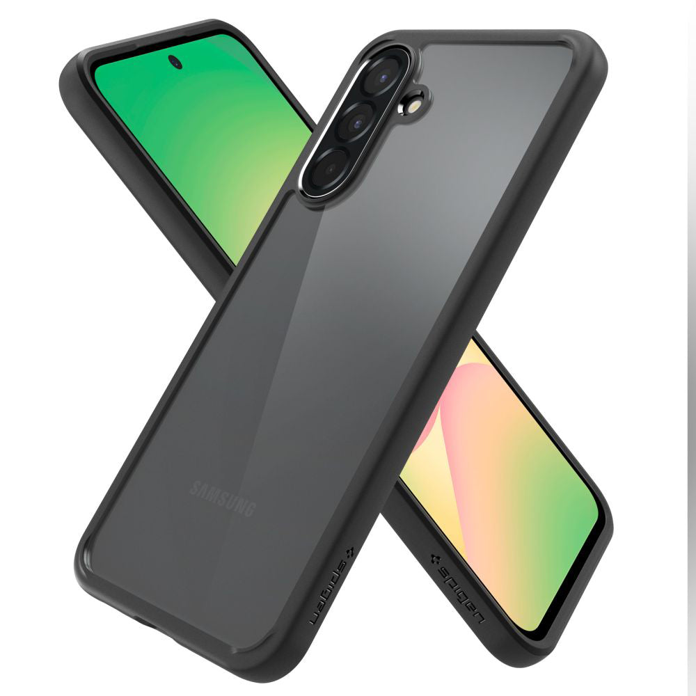 Custodia per Samsung Galaxy A56 A566, Spigen, Ultra Hybrid, Nera Opaca ACS09293