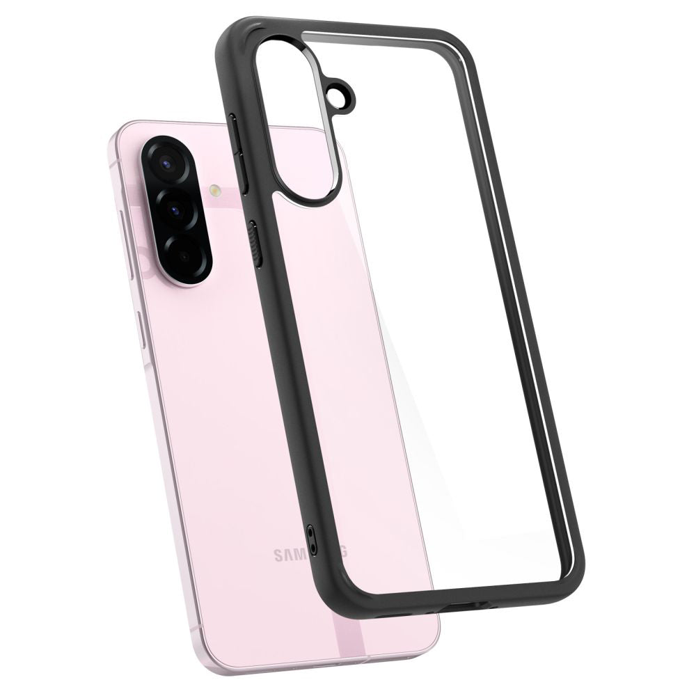 Custodia per Samsung Galaxy A56 A566, Spigen, Ultra Hybrid, Nera Opaca ACS09293