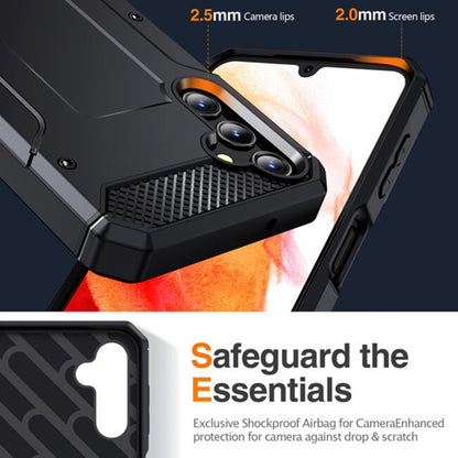 Custodia per Samsung Galaxy A56 A566, Techsuit, Hybrid Armor, Nera