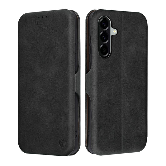 Custodia per Samsung Galaxy A56 A566, Techsuit, Safe Wallet Plus, Nera