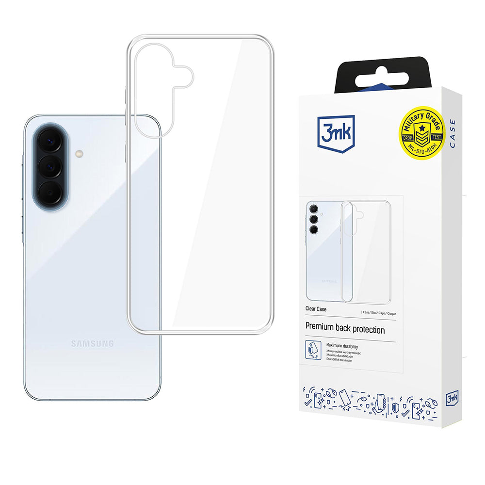 Custodia per Samsung Galaxy A57 5G, 3MK, Clear, Trasparente