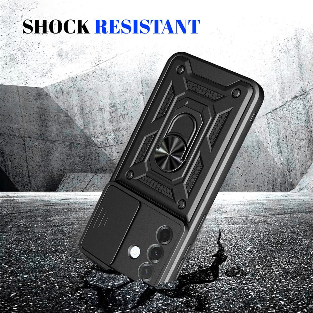 Custodia per Samsung Galaxy A57 5G, Techsuit, CamShield, Nera