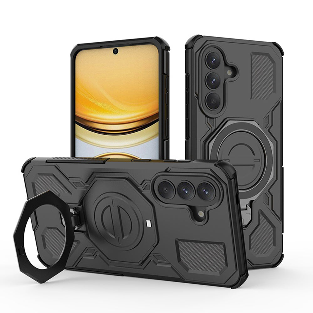 Custodia per Samsung Galaxy A57 5G, Techsuit, Carbon Shield Pro, Nera