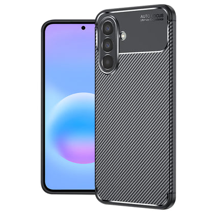 Custodia per Samsung Galaxy A57 5G, Techsuit, CarbonFiber, Nera