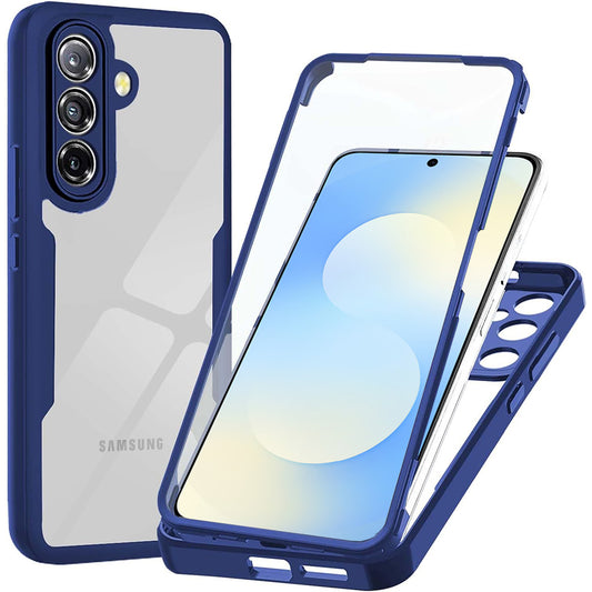 Custodia per Samsung Galaxy A57 5G, Techsuit, ColorVerse 360, Blu
