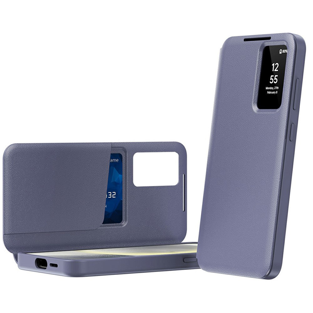 Custodia per Samsung Galaxy A57 5G, Techsuit, SmartView, Viola