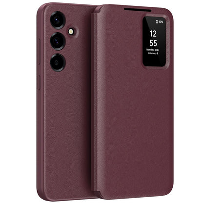 Custodia per Samsung Galaxy A57 5G, Techsuit, SmartView, Rossa