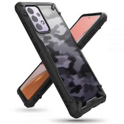 Custodia per Samsung Galaxy A72 A725 / A72 5G A726, Ringke, Fusion X Design, Camuffamento