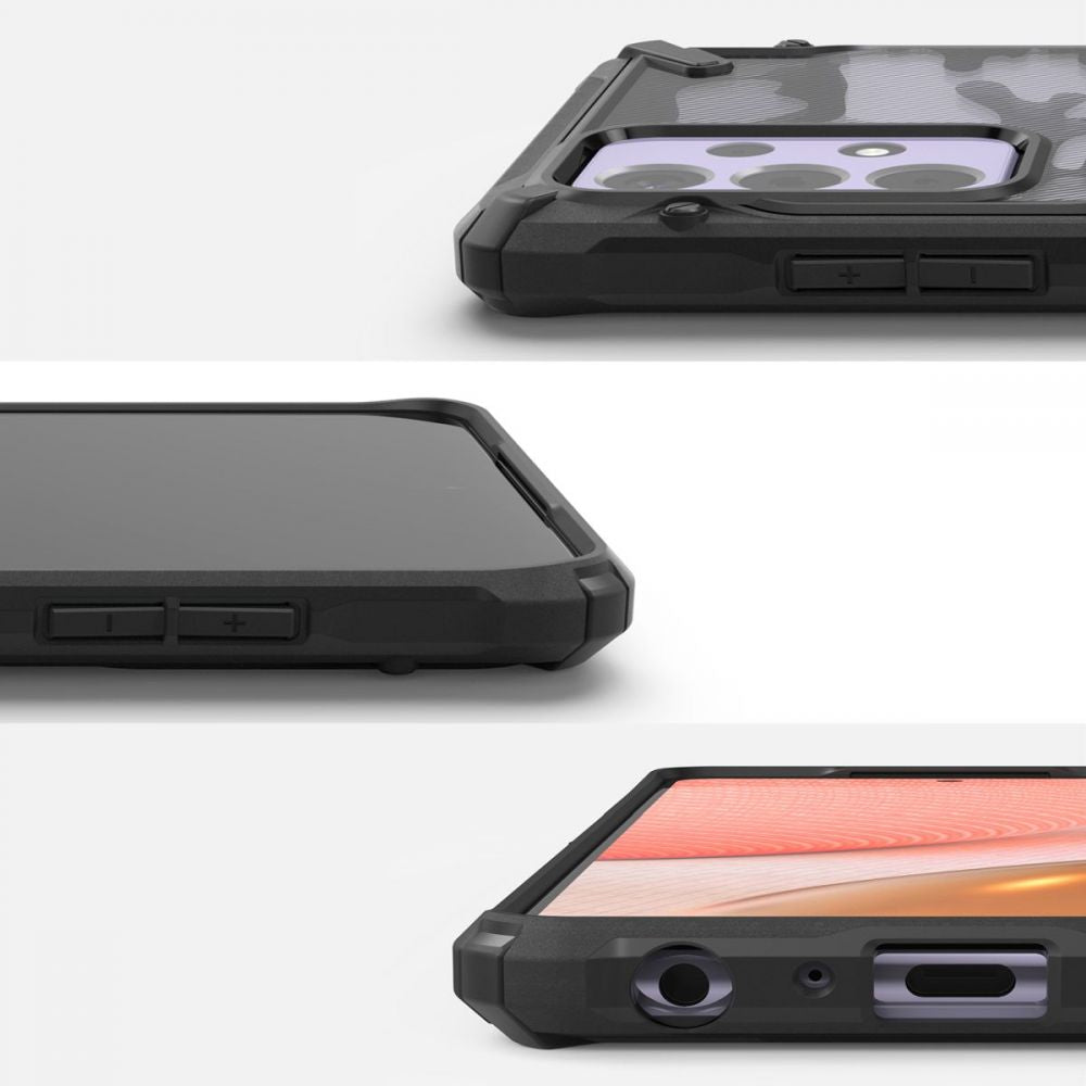 Custodia per Samsung Galaxy A72 A725 / A72 5G A726, Ringke, Fusion X Design, Camuffamento