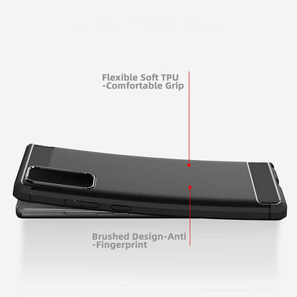 Case for Samsung Galaxy Note 20 5G N981 / Note 20 N980, Techsuit, Carbon, Black