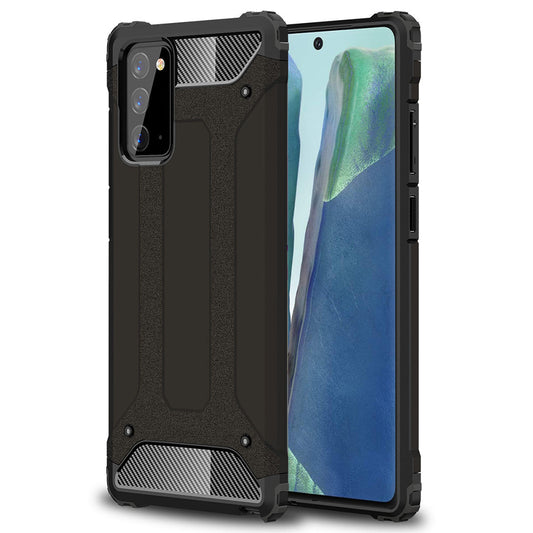 Custodia per Samsung Galaxy Note 20 5G N981 / Note 20 N980, Techsuit, Hybrid Armor, Nera