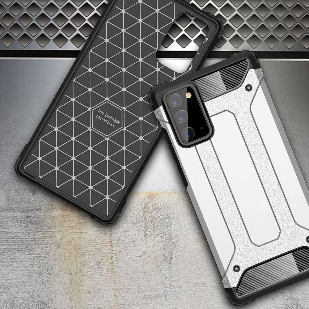 Case for Samsung Galaxy Note 20 5G N981 / Note 20 N980, Techsuit, Hybrid Armor, Black