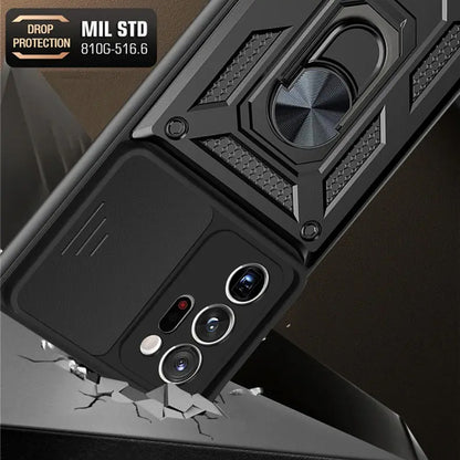 Custodia per Samsung Galaxy Note 20 Ultra 5G N986 / Note 20 Ultra N985, Techsuit, CamShield, Nera