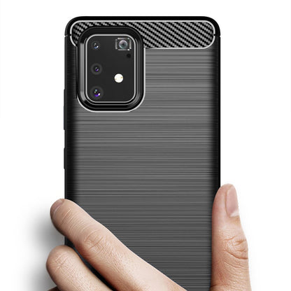 Custodia per Samsung Galaxy S10 Lite G770, Techsuit, Carbonio, Nera