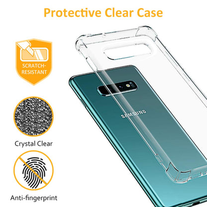 Custodia per Samsung Galaxy S10e G970, Techsuit, Shockproof Clear, Trasparente