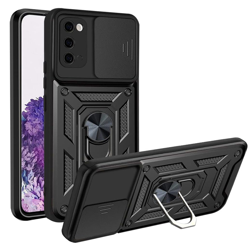 Case for Samsung Galaxy S20 5G G981 / S20 G980, Techsuit, CamShield, Black