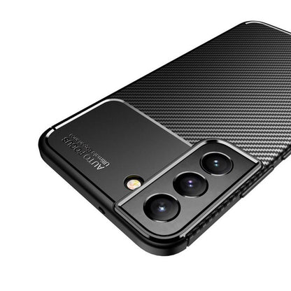 Custodia per Samsung Galaxy S21 FE 5G G990, Techsuit, CarbonFiber, Nera
