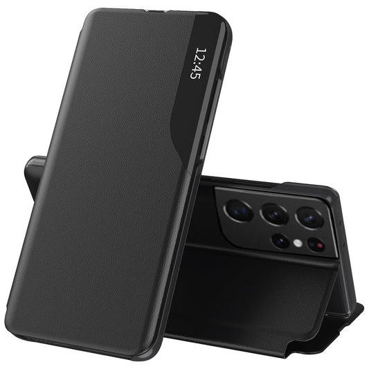 Custodia per Samsung Galaxy S21 Ultra 5G G998, Techsuit, eFold, Nera
