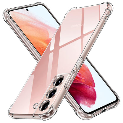 Custodia per Samsung Galaxy S22 5G S901, Techsuit, Shockproof Clear, Trasparente
