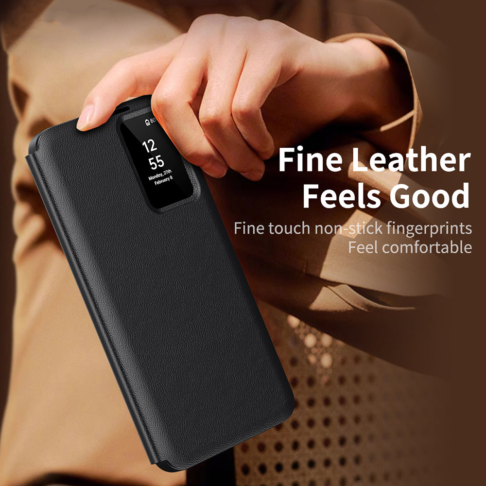Custodia per Samsung Galaxy S22 5G S901, Techsuit, SmartView, Nera