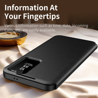Custodia per Samsung Galaxy S22 5G S901, Techsuit, SmartView, Nera