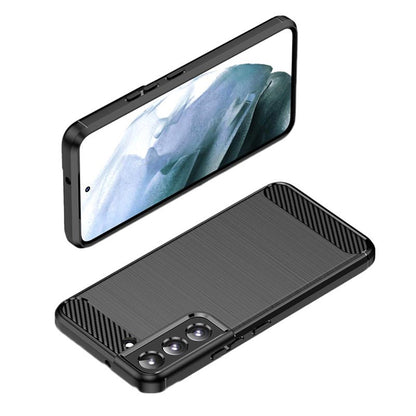 Custodia per Samsung Galaxy S22+ 5G S906, Techsuit, Carbonio, Nera