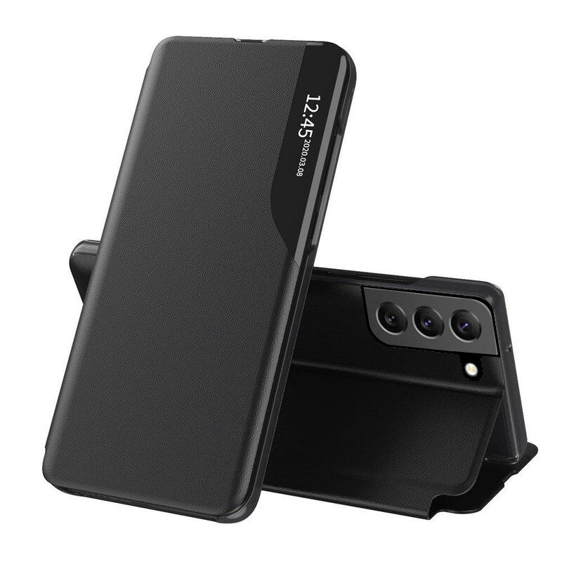 Custodia per Samsung Galaxy S22+ 5G S906, Techsuit, eFold, Nera