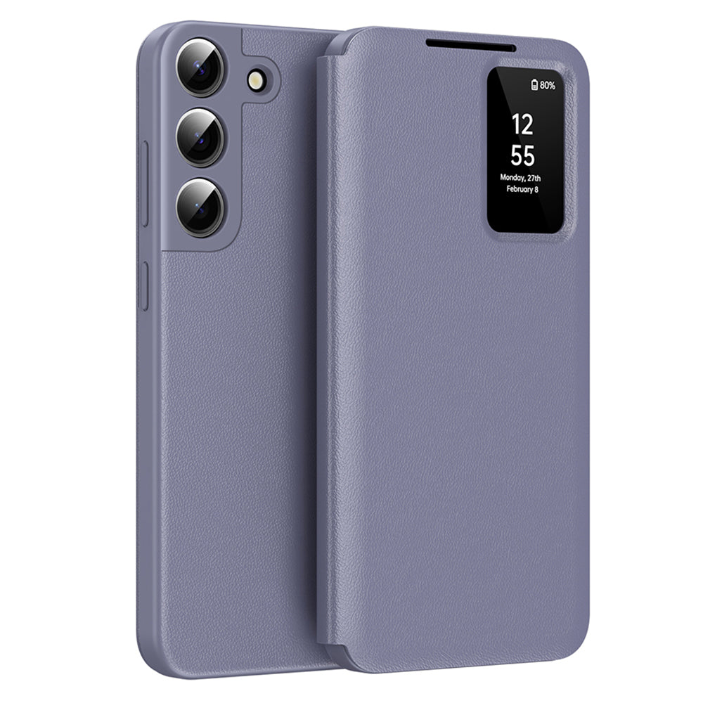 Custodia per Samsung Galaxy S22+ 5G S906, Techsuit, SmartView, Viola