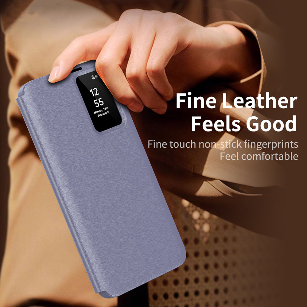 Custodia per Samsung Galaxy S22+ 5G S906, Techsuit, SmartView, Viola