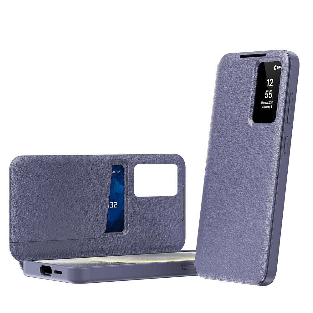 Custodia per Samsung Galaxy S22+ 5G S906, Techsuit, SmartView, Viola