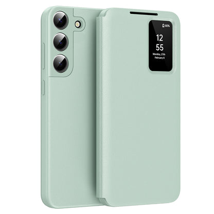Custodia per Samsung Galaxy S22+ 5G S906, Techsuit, SmartView, Verde