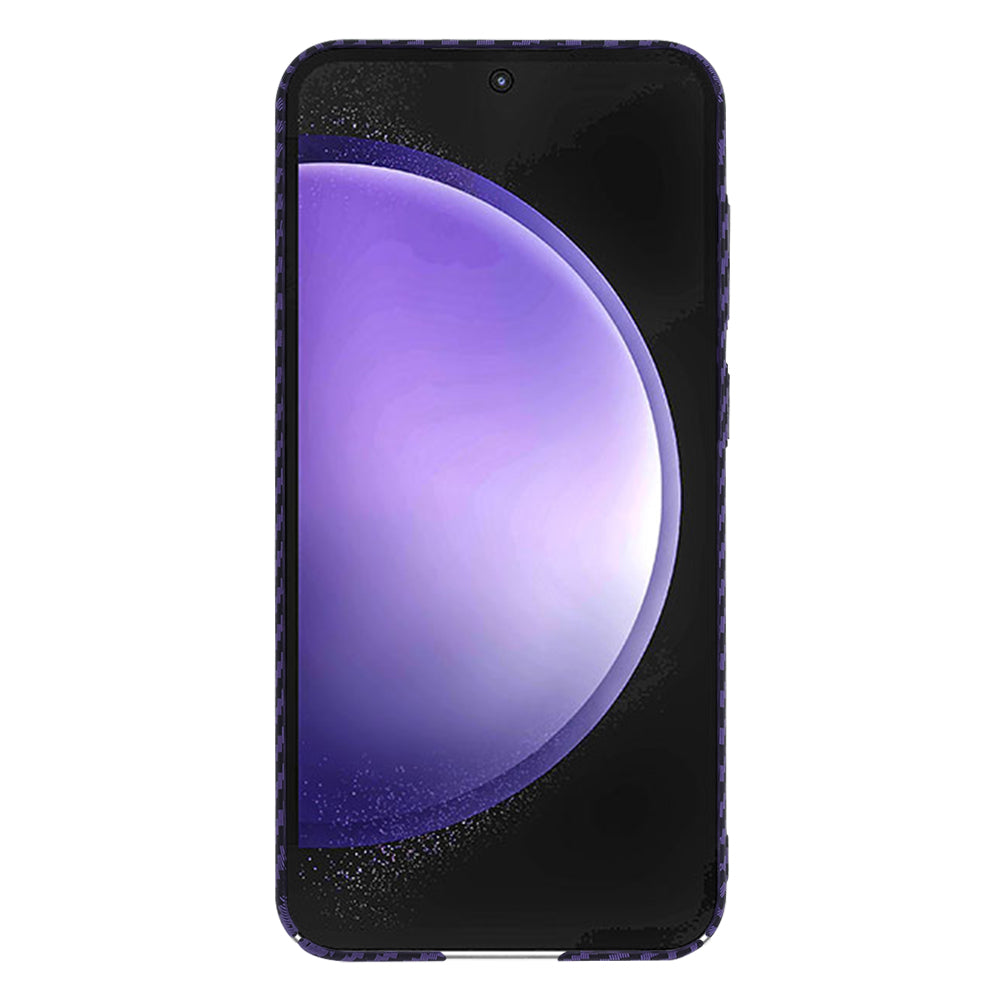 Case for Samsung Galaxy S23 FE S711, Techsuit, Carbonite FiberShell, Purple