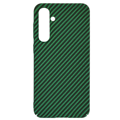 Custodia per Samsung Galaxy S23 FE S711, Techsuit, Carbonite FiberShell, Verde