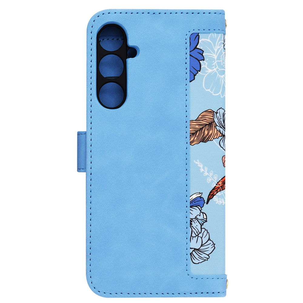 Custodia per Samsung Galaxy S23 FE S711, Techsuit, FlipCraft, Blu