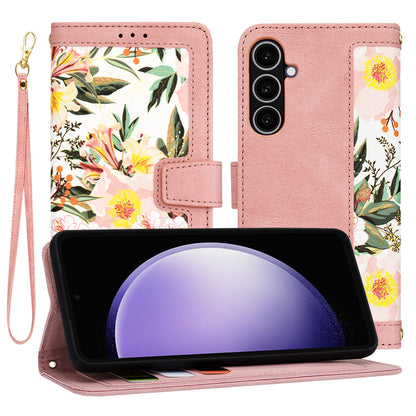 Custodia per Samsung Galaxy S23 FE S711, Techsuit, FlipCraft, Rosa