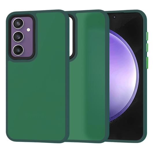 Custodia per Samsung Galaxy S23 FE S711, Techsuit, HaloFrost, Verde