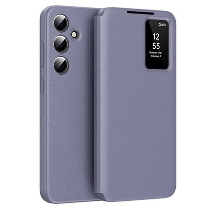 Custodia per Samsung Galaxy S23 FE S711, Techsuit, SmartView, Viola