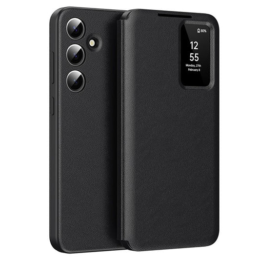 Custodia per Samsung Galaxy S23 FE S711, Techsuit, SmartView, Nera
