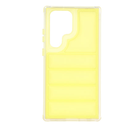 Custodia per Samsung Galaxy S23 FE S711, Techsuit, Wave Shield, Gialla