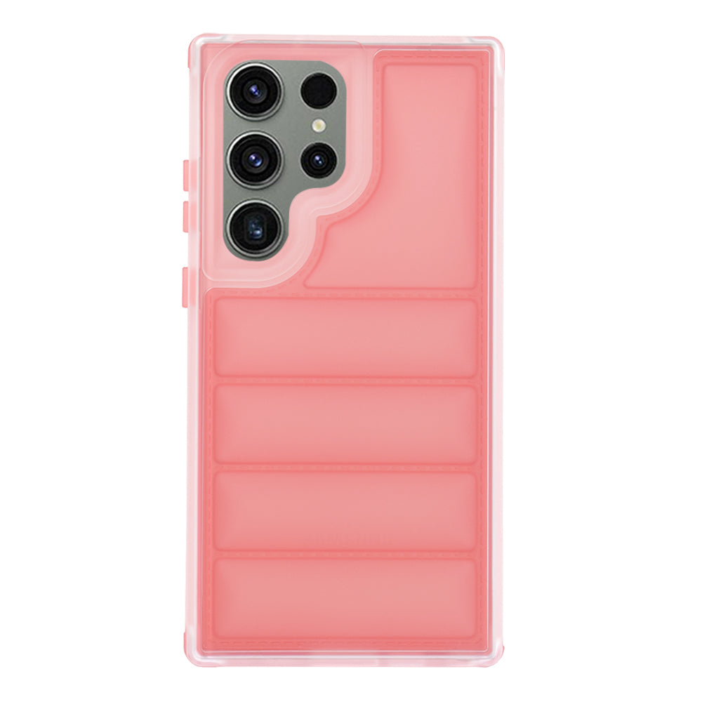 Custodia per Samsung Galaxy S23 FE S711, Techsuit, Wave Shield, Rossa