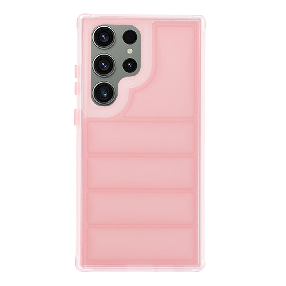 Custodia per Samsung Galaxy S23 FE S711, Techsuit, Wave Shield, Rosa